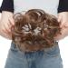 Light Brown Updo Ponytail Hair Extensions - Messy Scrunchies Bun for Women - Curly Wavy Hairpieces & Accessories - 25g - Buy Online on GoSupps.com