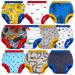 BIG ELEPHANT Toddler Potty Training Pants Baby Boys Underwear, 3T Car Group 3T (10 Count)