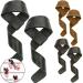 C.P.Sports premium tensile aid leather for fitness bodybuilding and strength training - for women and men - 2 years of guarantee black