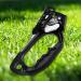 WILDKEN Climbing Hand Ascender Outdoor Mountaineering Tree Arborist Climbing Rappelling Equip Hand Ascender for 8-12MM Rope Left Right Hand Ascender Black 2 - Right - Buy Online on GoSupps.com