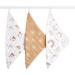 aden + anais Classic Boutique Washcloth Set Super Soft 100% Cotton Muslin 3-Pack Keep Rising