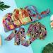 Kids Adjustable Silk Bonnet Sleep Cap for Hair Protection - African Print Multicoloured - Buy Online on GoSupps.com