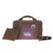 SPEAR BEAUTYCASE Elephant toiletry bag make-up case cosmetic case with extra padded bag selection Violetta (purple / brown)