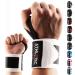 Athletics aesthetics wrist bandages fitness - Wrist Wrap (45 cm in a couple) wrist bandage for strength training fitness bodybuilding crossfit - wrist support white