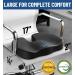 Everlasting Comfort Doctor Recommended Memory Foam Seat Cushions for Office Chairs - HSA FSA Eligible Tailbone Pain Relief Cushion  Sciatica & Back Support  Office Chair Cushion & Car Seat Cushion - Buy Online on GoSupps.com