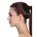 WIG ME UP CXT-006-120 Garnet Red Braided Hairband | Traditional Costume Headband - 2cm Wide International Shipping Available - Buy Online on GoSupps.com