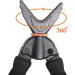 Vanguard Scout B62 Bi Pod with V-Shaped Rotating Yoke, Quick Flip Leg Locks, Foam Hand Grips - Black - Buy Online on GoSupps.com