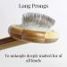 Outlavish Sheepskin Wool Brush Comb - Bamboo Slicker Carding Tool for Unmats Fur, Restores Like New with Longer Prongs & Stronger Design - Buy Online on GoSupps.com
