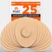 FixiC Freestyle Adhesive Patches 25 PCS   Good for Libre 1  2   Enlite   Guardian   Waterproof Adhesive Patches   Libre Adhesive Covers   Pre-Cut   The Best Fixation for Your Sensor! (Tan)