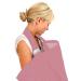 BebeChic.UK - Oeko-Tex Certified 100% Cotton - Breastfeeding Covers - Boned Nursing Tops - Dusky Pink/White dot Dusky Pink / White Dot