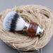 Haryali London Sustainable Shaving Brush Set | Synthetic Silver Tip Brush Stainless Steel Rack & Wood Handle | Eco-Friendly Razor for Men & Women - Buy Online on GoSupps.com