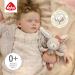 Fehn Mini Play Watch Hare - Cotton Cuddly Toy & Sleep Aid with Mozart's Lullaby | Baby Toys for Home & Travel | Ideal for Babies & Toddlers - Buy Online on GoSupps.com