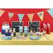 Ginger Ray Pop Art Superhero Party Birthday Cake Toppers Mixed - Buy Online on GoSupps.com