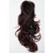 Wig Me Up H9310-2T33 Half Wig Extension - Long Light Curled Wavy Plug-In - Brown Chestnut Mix - 60cm - Buy Online on GoSupps.com