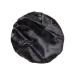 KISS COLORS & CARE Silky Satin XL Bonnet Cap - Protective & Gentle Fabric - Slip-Free Elastic Band - Breathable & Stylish Sleep Cap - Black - Buy Online on GoSupps.com