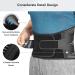 FREETOO Large Back Brace for Lower Back Pain Relief | Breathable Support Belt with 6 Stays | Anti-Skid Lumbar Support for Men/Women | Ideal for Work and Sciatica | Pack of 1 - Buy Online on GoSupps.com