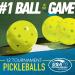 Franklin Sports X-40 Pickleball Balls - USAPA Approved - Official US Open Ball - Optic Yellow (12 Pack) - Buy Online on GoSupps.com