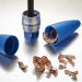 Michael Marcus 3-in-1 Cosmetic Makeup Pencil Sharpener - Travel Friendly & Easy to Clean - Blue - Buy Online on GoSupps.com