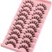 HIPRETTYUS 10mm Russian Strip Faux Mink Lashes D Curl - 10 Pairs Pack - Buy Online on GoSupps.com
