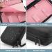 Nail Drill Bit Holder Case | Acrylic Efile Organizer | Waterproof Storage Bag | Black - Buy Online on GoSupps.com