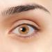 Ambar VIP honey green contact lenses Super natural design I annual lenses colored without strength (2 lenses) + contact lens container tweezers and onseters with soft silicone