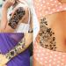 COKTAK 59 Sheets Sexy 3D Rose Flower Temporary Tattoos for Women - Snake, Floral, Sunflower, Peony, Butterfly & More | Black Realistic Arm, Neck, Thigh, Body Tattoo Stickers - Buy Online on GoSupps.com