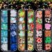 Noblife 36 Grids Christmas Nail Art sequins 3D holographic laser snowflake colorful nail glitter sequin Christmas nail glitter decoration with pickup tools sparkly confetti nail decals