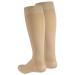 NuVein Medical Compression Stockings 15-20 mmHg for Men & Women - Knee Length Closed Toe - X-Large Beige - Buy Online on GoSupps.com