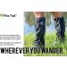 Pike Trail Waterproof Leg Gaiters for Outdoor Activities - Black - Buy Online on GoSupps.com