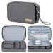 SIMBOOM Diabetic Supplies Travel Case Epipen Carrying Case Holds Glucose Meter 3 EpiPens Asthma Inhaler Allergy Medications for Kids and Adults (Bag Only) - Gray