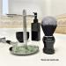 Men's Shaving Brush Set with Aventurine Decorated Stand - Style 2 | High-Quality Shaving Brush - Buy Online on GoSupps.com