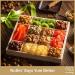 Dried Fruit & Nuts Gift Basket in Reusable Wood Tray + Green Ribbon (12 Assortments) Holiday Christmas Gourmet Bouquet Arrangement Platter  Birthday Care Package  Healthy Food Kosher Snack Box - Buy Online on GoSupps.com