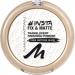 Manhattan Insta Fix & Matte mattifying white compact powder for baking and fixing colour 001 Clear 1 x 8g