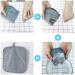 Polyte Premium Hypoallergenic Microfiber Makeup Remover Cloths - 6 Pack (8x8 in, Gray & White) - Buy Online on GoSupps.com