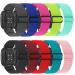 ShuYo Nylon Watch Bands Compatible with Fitbit Sense & Versa 3, Soft Pattern Replacement Band for Women Men Compatible with Fitbit Sense/Versa 3 Smart Watch(10 Pack) Wine+Blue+Malachite green+Red+Water orchid+Pink+Fluoresc…