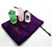 3-Set Medicine Stalls: Pointed Prisms for Reiki Chakra Meditation - Rose Quartz Clear Quartz & Fluorite Decoration - Buy Online on GoSupps.com