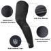 Vital Salveo Germanium Compression Leg Sleeve - X-Large Black - Support for Basketball, Arthritis - UV Protection - Men and Women - Buy Online on GoSupps.com