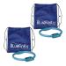 Bluefinity 2 x Pilates Ring Double Handle Padded D: 39 cm Fiberglass Foam Yoga Circle Resistance Ring Turquoise