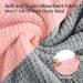 Microfiber Hair Towel Wrap 2 Pack - Large Drying Towel for Curly Long Hair - Anti-Frizz Turban Towels for Wet Hair - Gray/Pink - Buy Online on GoSupps.com