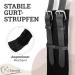 Esposita Riding Strap with 2 Leather Handles - Child & Rider Safety Lunging Belt Vaulting Belt Wooden Horse Accessories - Black - Buy Online on GoSupps.com