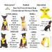 NERVOUS (Give Me Space) Yellow Colour Coded Non-Pull Front and Back D Ring Padded and Waterproof Vest Dog Harness PREVENTS Accidents By Warning Others Of Your Dog In Advance (M) Medium Harness - Buy Online on GoSupps.com