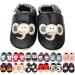 MiniFeet Premium Soft Leather Baby Shoes - BUY 4 PAIRS & GET 1 OF THEM FOR FREE ! - Toddler Shoes - 0-6 Months to 4-5 Years 2-3 Years Elephant