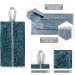 BeeGreen Travel Shoe Bags - Pack of 6 Men & Women Shoe Storage Organizer - Portable Zipper Closure - Green Blue Lightblue-geometry - Buy Online on GoSupps.com