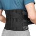 FREETOO Back Braces for Lower Back Pain Relief with 6 Stays Breathable Back Support Belt for Men/Women for work Anti-skid lumbar support belt with 16-hole Mesh for sciatica(M) M(29.5"-37.4")