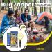 ZAP IT Rechargeable Bug Zapper Racket - 4000 Volt with Blue Light Attractant - USB Charging Cable - Medium Yellow - Buy Online on GoSupps.com