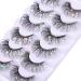 Wiwoseo Shining False Eyelashes - Colorful, Fluffy Faux Mink for Christmas & New Year - Buy Online on GoSupps.com