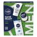 NIVEA MEN Game Ready Gift Set (3 Products) Men's Skincare Gift Set with Shower Gel Face Wash and Moisturising Creme Perfect as Christmas or Birthday Gift