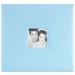 MCS MBI 13.5x12.5 Inch Fashion Fabric Scrapbook Album with 12x12 Inch Pages with Photo Opening, Sky Blue (802514)