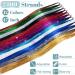 SEGO Hair Extension Tinsel Kit With Tools 12 Colors 2400 Strands Tinsel Hair Extensions 47 Inch Sparkling Shiny Hair Tinsel Highlights Glitter For Women Beauty Multi Color - 6 - Buy Online on GoSupps.com