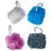 Daylee Naturals Large Eco Mesh Bath Pouf Sponge 4Piece Variety Pack